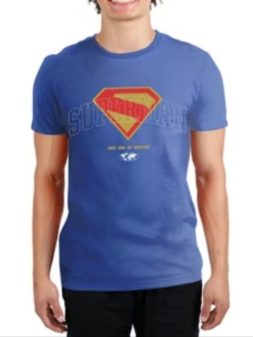 NWT Superman Logo and Silhouette Unisex Graphic T-Shirt GameStop Medium